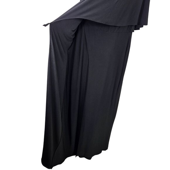 R&M Richards Asymmetrical Caplet Womens Jumpsuit with Rhinestone Strap Size 14 - Picture 8 of 8